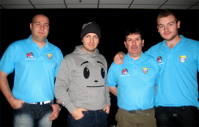 Club Secretary, Mr P, Team Manager and Club Captain in kidd81.com polo shirts